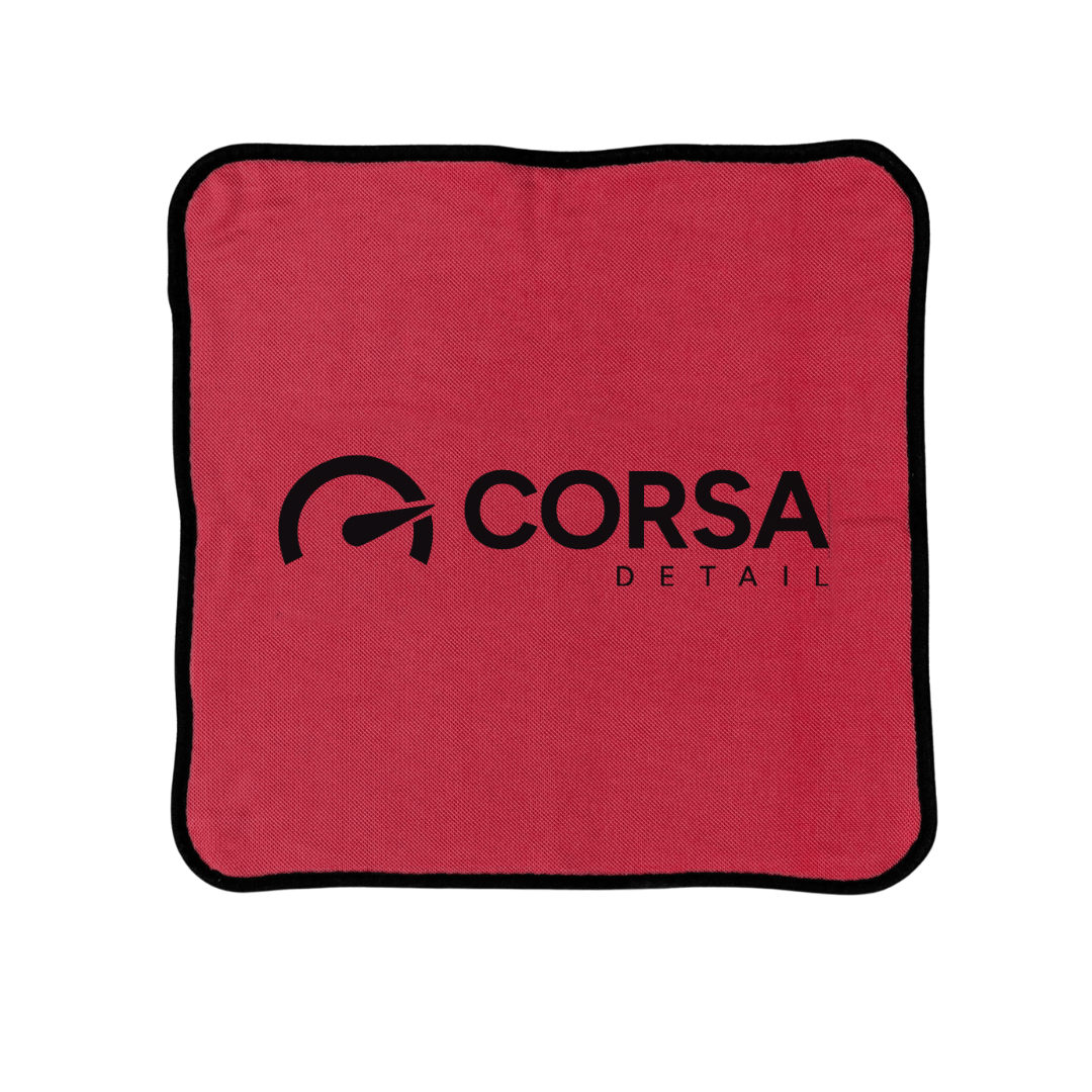 Prosop uscare mini CORSA DETAIL 40x40 cm rosu